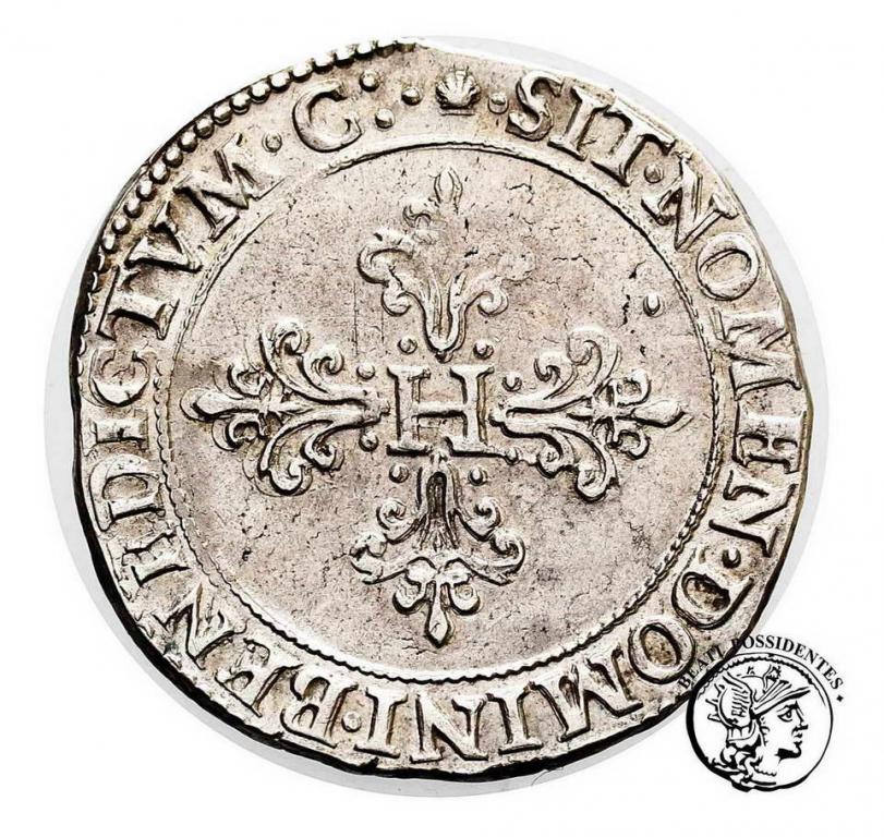 Polska / Francja Henryk Walezy frank 1581 M st.2