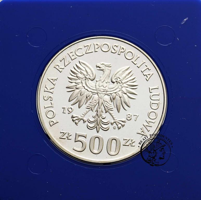 PRL 500 złotych 1987 Igrzyska Seul st.L