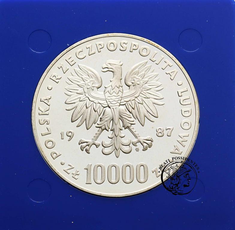 PRL 10 000 złotych 1987 Jan Paweł II st.L