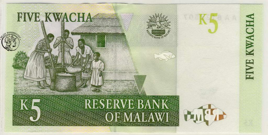 Malawi 5 kwacha 1997 st.1-