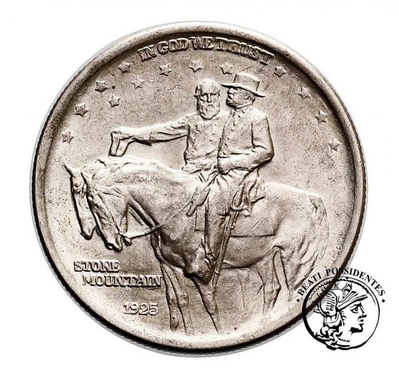 USA 1/2 dolara 1925 Stone Mountain st. 3+