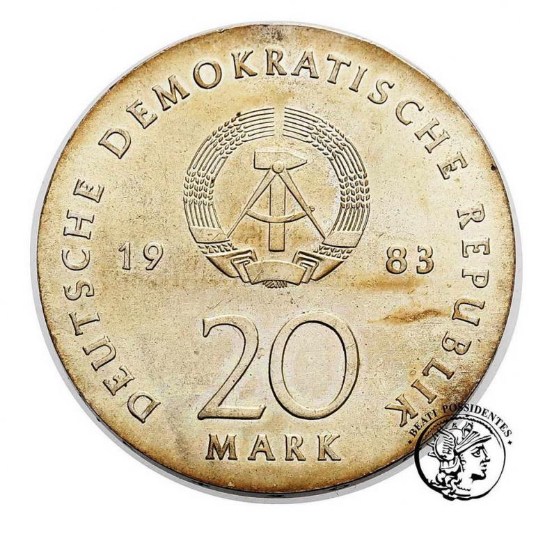 Niemcy 20 Marek 1983 DDR Luther st. 1-
