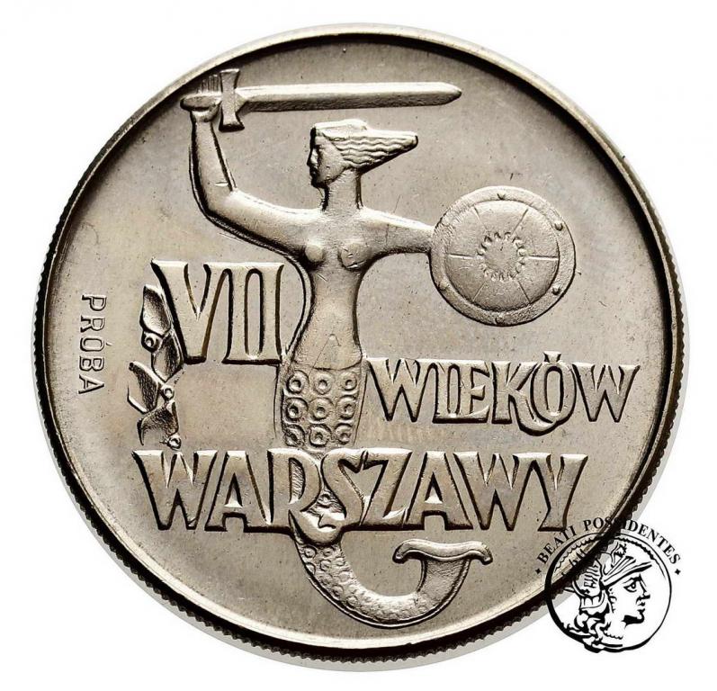 Polska PRL PRÓBA Nikiel 10 zł 1965 Nike st.1