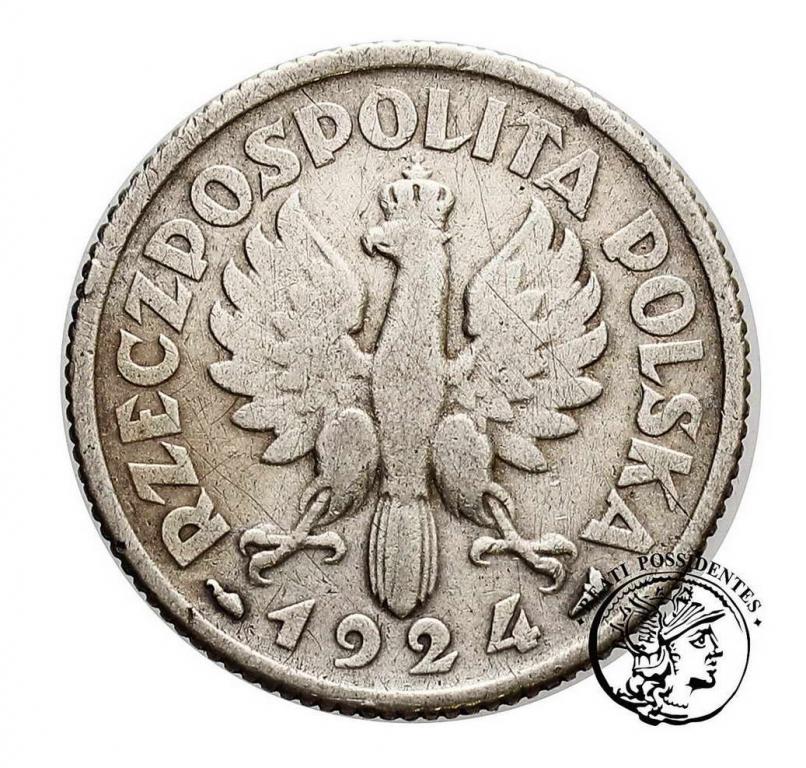 Polska II RP 1 złoty 1924 kobieta i kłosy st.4