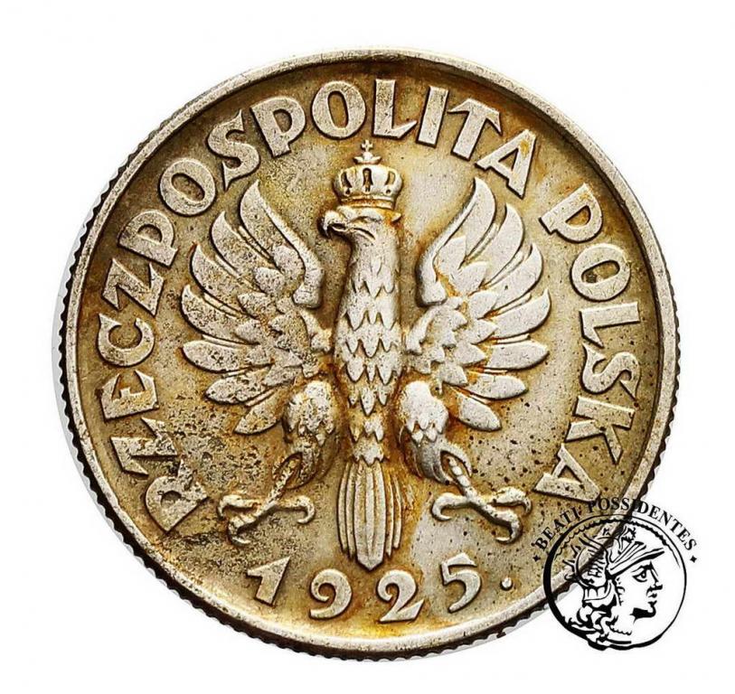 Polska II RP 1 złoty 1925 kobieta i kłosy st.3