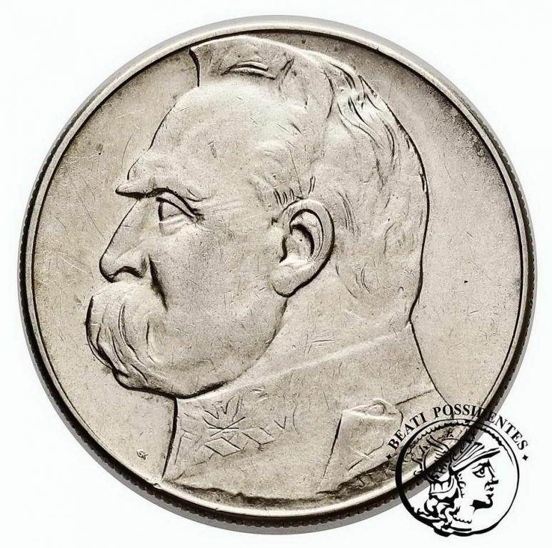 Polska 10 złotych 1938 Piłsudski st. 3