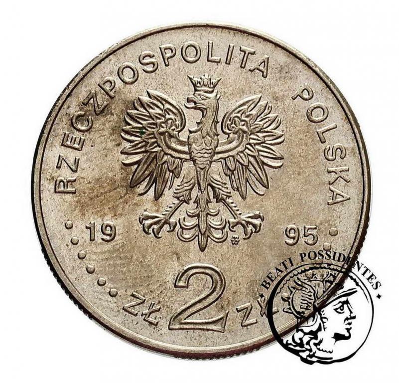 Polska III RP 2 złotych 1995 Ateny st.1-/2+