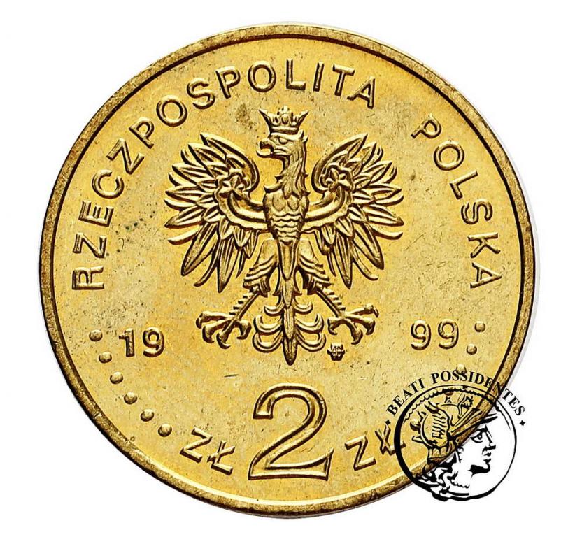 Polska III RP 2 złote 1999 Malinowski st.1-