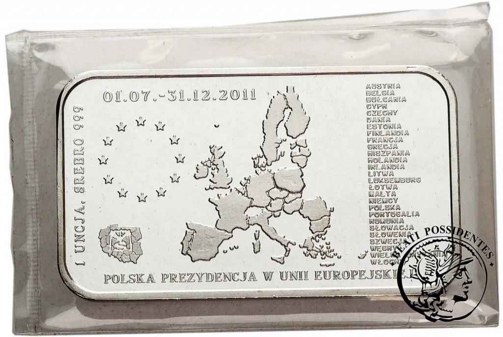 Polska Sztabka 1 uncja srebro .999