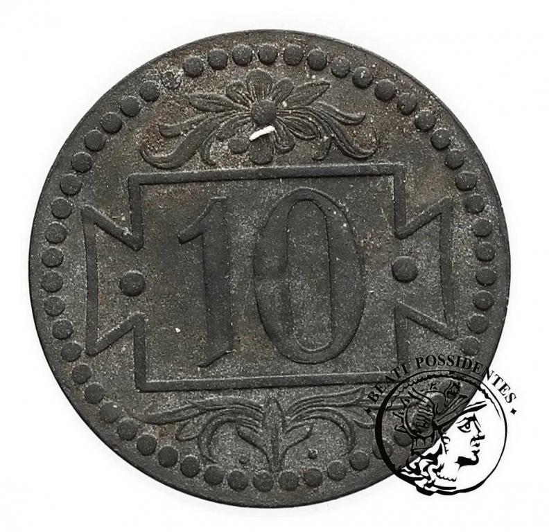 W. Miasto Gdańsk 10 fenigów 1920 (mała cyfra) st3+