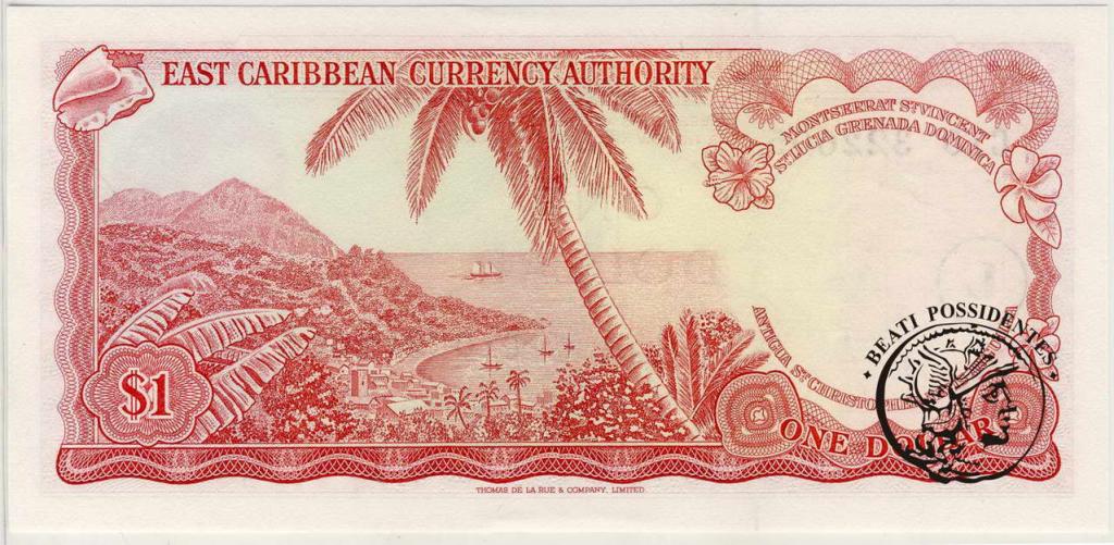 Karaiby Wschodnie 1 dolar 1965 st.1