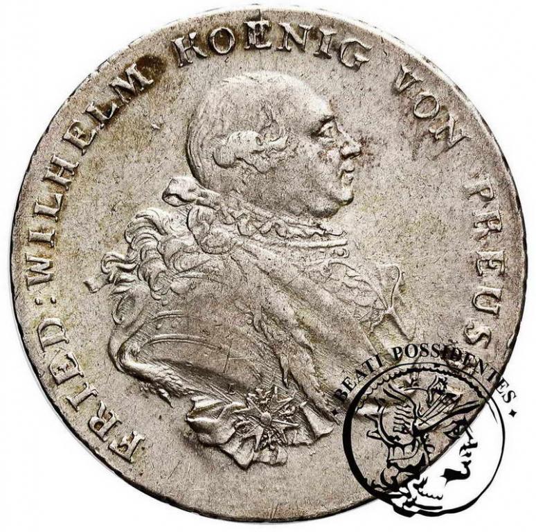 Niemcy Fryderyk Wilhelm talar 1790 B Wrocław st3+