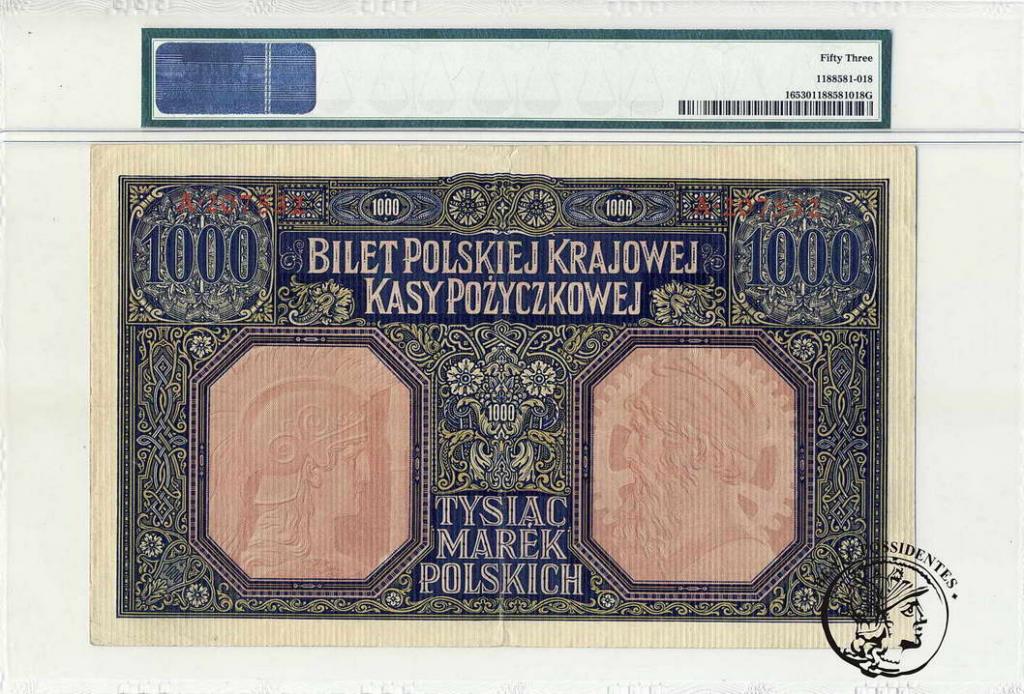 Polska 1000 marek polskich 1916 PMG 53