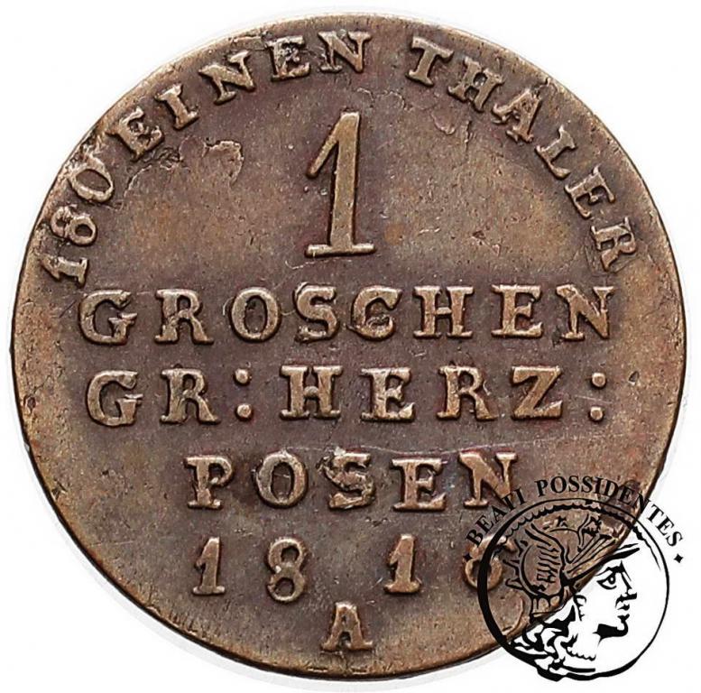 Wielkie Ks. Poznańskie grosz 1816 A st. 3+