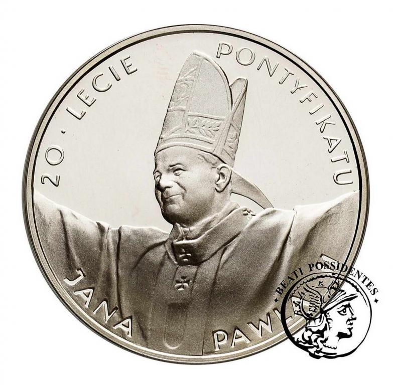 10 złotych 1998 Pontyfikat Jan Paweł II st.L/L-