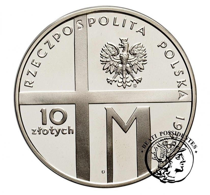 10 złotych 1998 Pontyfikat Jan Paweł II st.L/L-