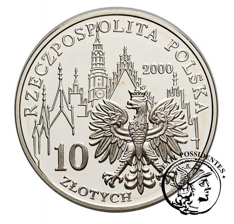 III RP 10 złotych 2000 Tysiąc Lat Wrocławia stL
