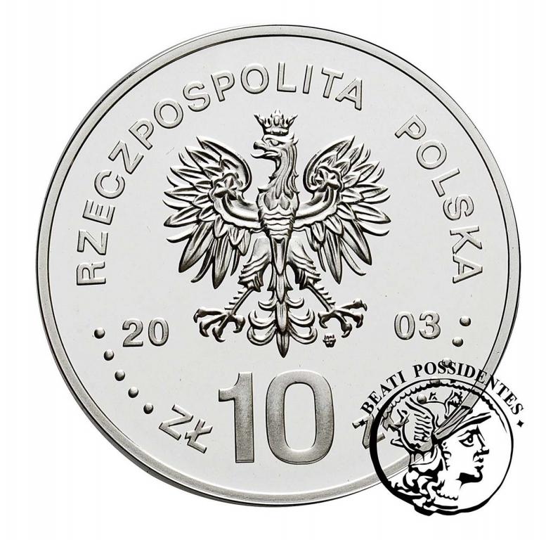 Polska III RP 10 zł 2003 Leszczyński pop. st.L