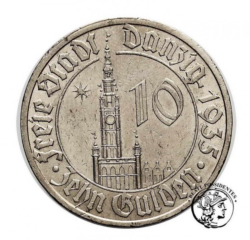 Polska Wolne Miasto Gdańsk 10 Guldenów 1935 st.2