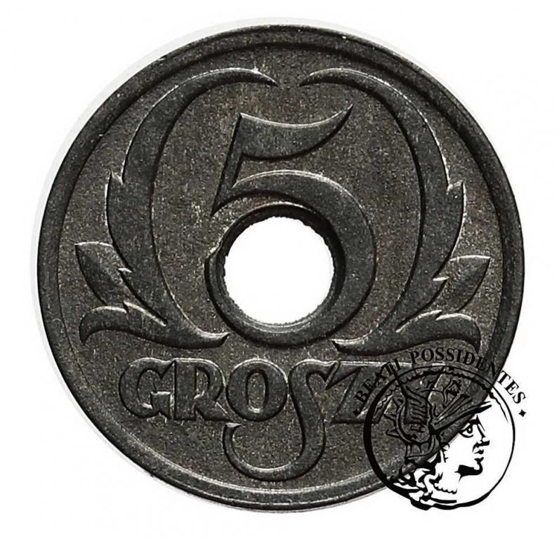 Gen. Gub. 5 groszy 1939 st. 1