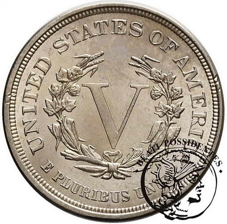 USA 5 centów 1883 st. 1-