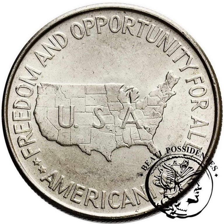 USA 1/2 dolara 1952 Carver-Booker st. 1-