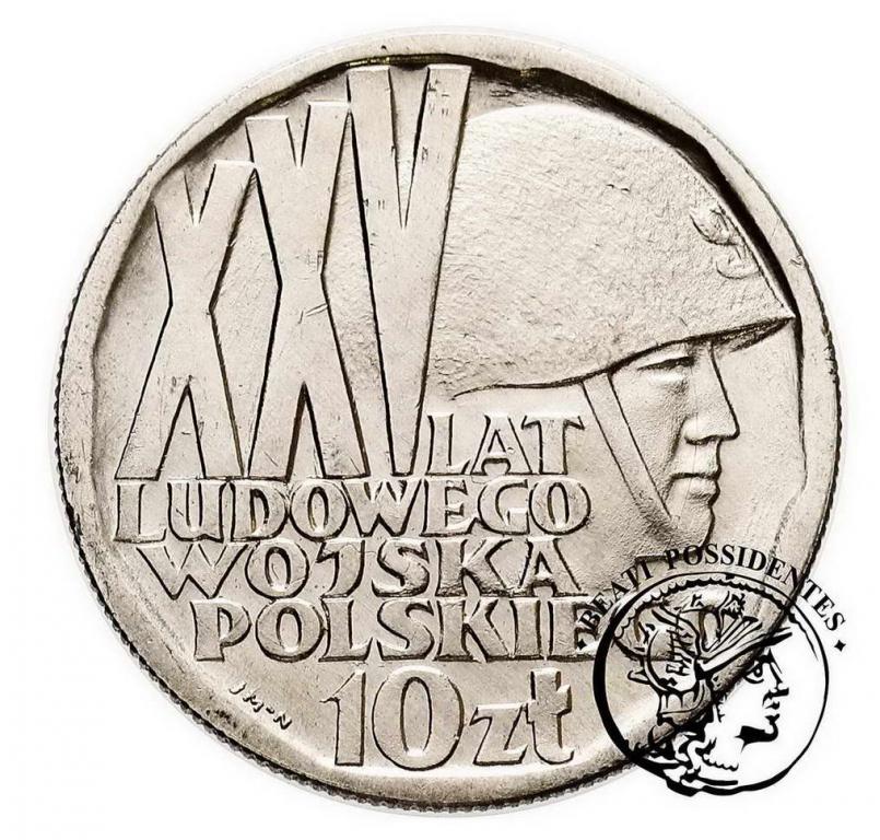PRÓBA Nikiel 10 zł 1968 Ludowe Wojsko Polskie s1