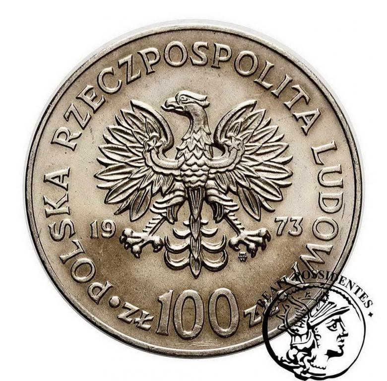 PRÓBA Nikiel 100 zł 1973 Mikołaj Kopernik st.L