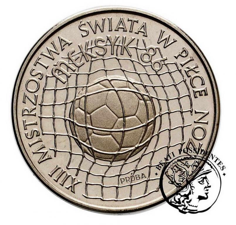 PRÓBA Nikiel 500 złotych 1986 FIFA Meksyk st.L