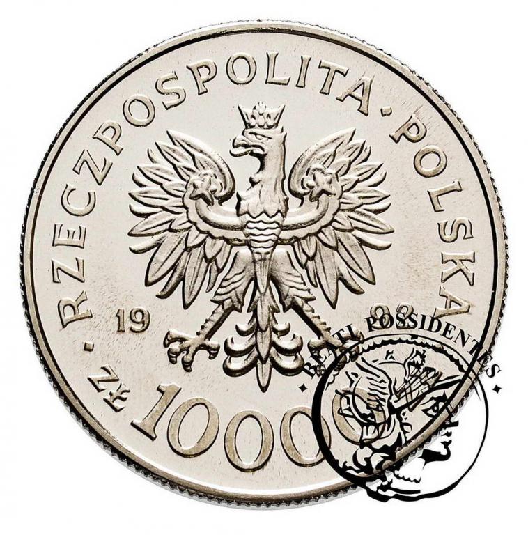 PRÓBA Nikiel 10 000 zł 1992 Warneńczyk st.L