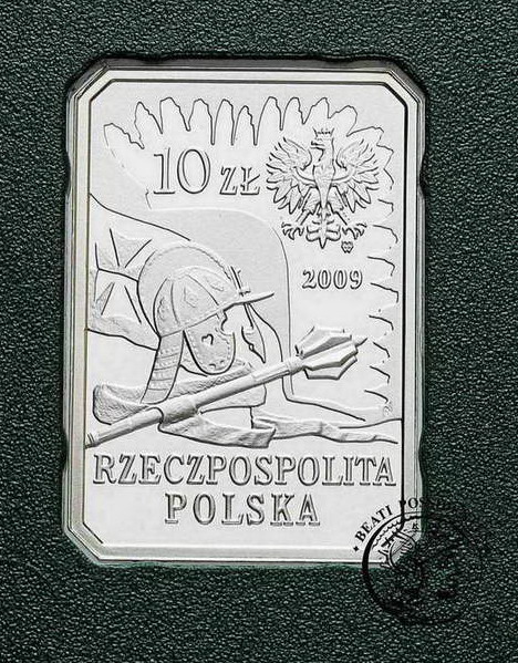 III RP 10 złotych 2009 husarz XVII w. st. L