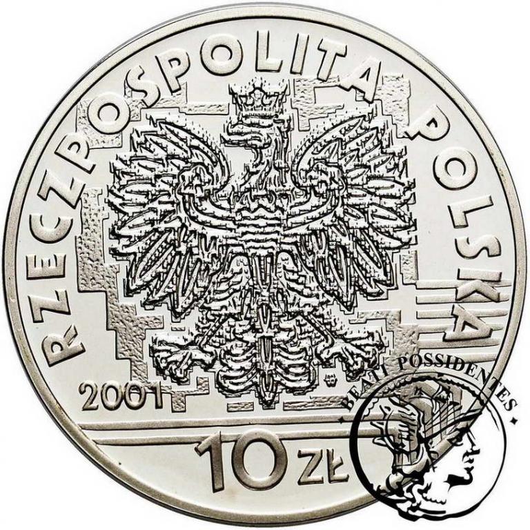 Polska III RP 10 zł 2001 ROK 2001 st. L