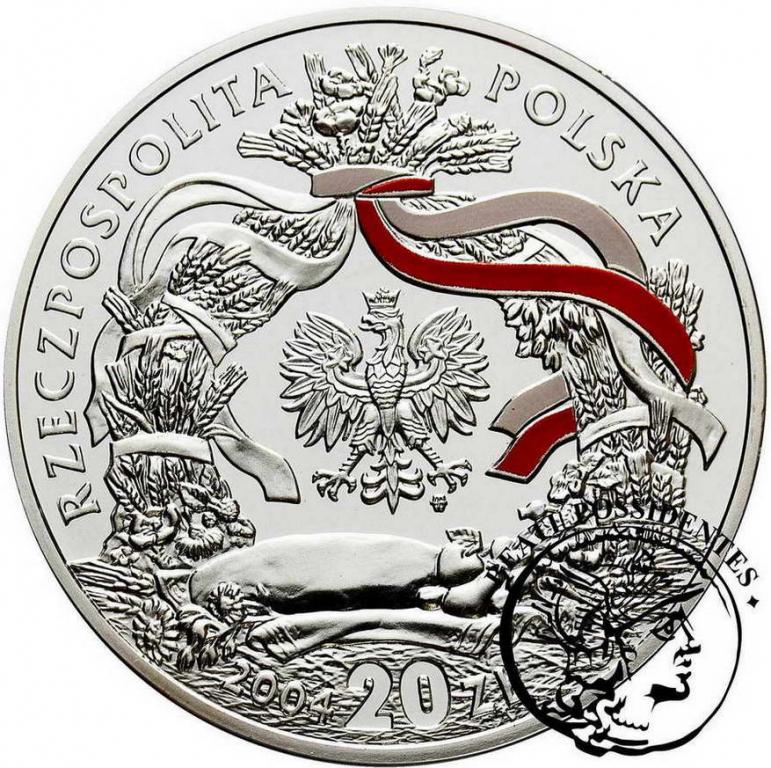Polska III RP 20 zł 2004 Dożynki st. L