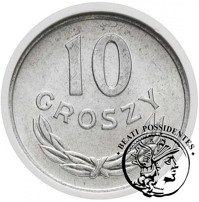 Polska PRL 10 groszy 1962 GCN MS63