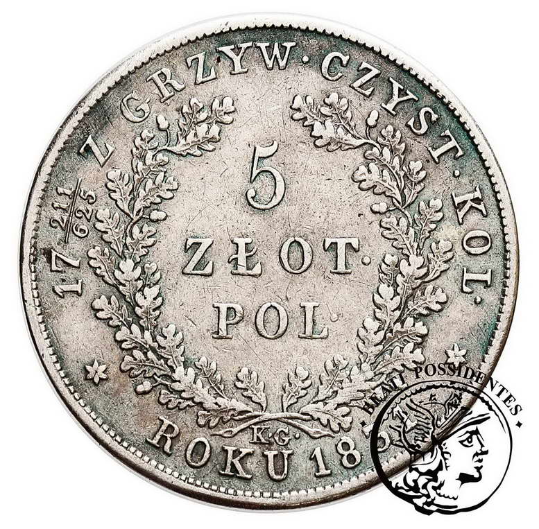 Polska Powstanie Listopadowe 5 złotych 1931 st.3