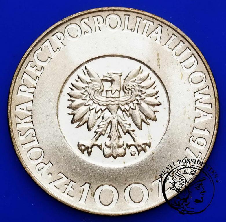 Polska PRL 100 złotych 1974 Kopernik st. L