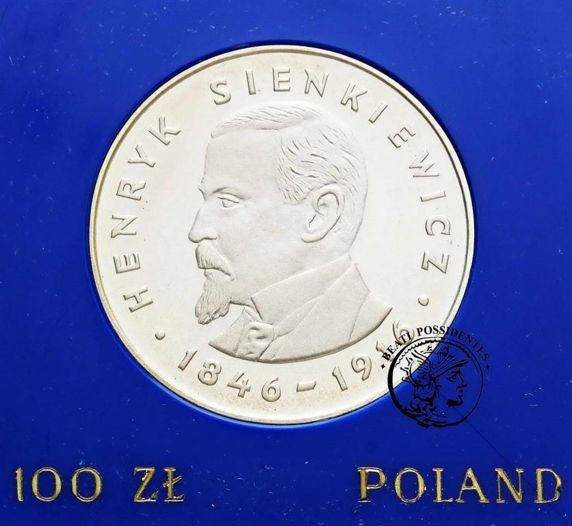 Polska PRL 100 złotych 1977 H. Sienkiewicz st.L
