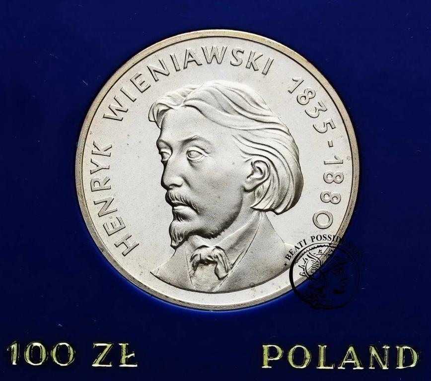 Polska PRL 100 złotych 1979 Henryk Wieniawski stL