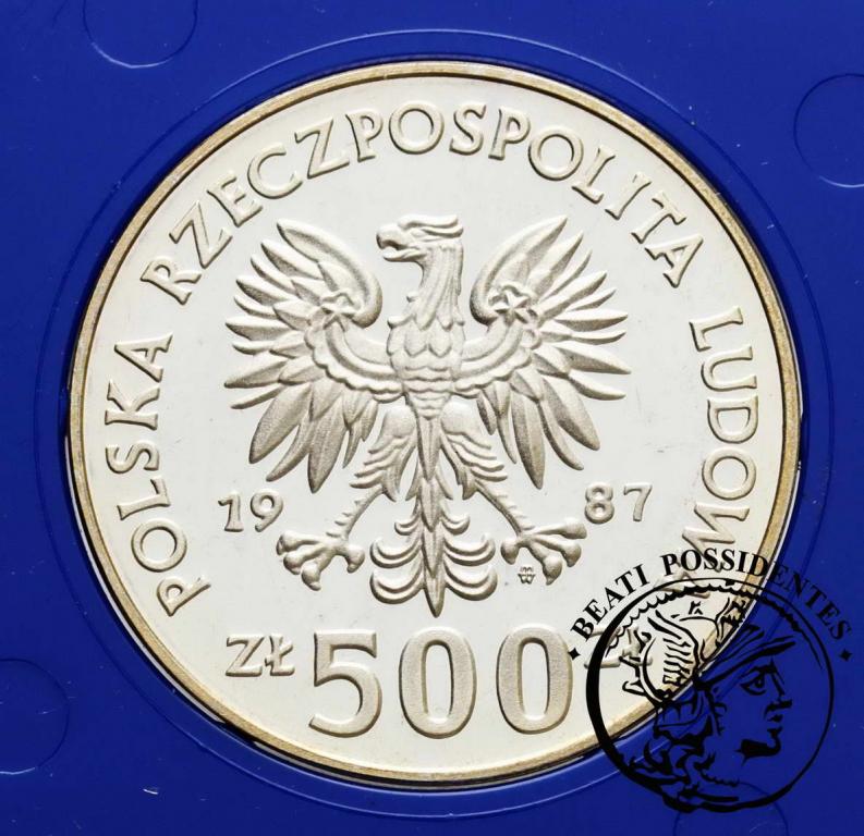 PRL PRL 500 zł 1987 Kazimierz Wielki st. L