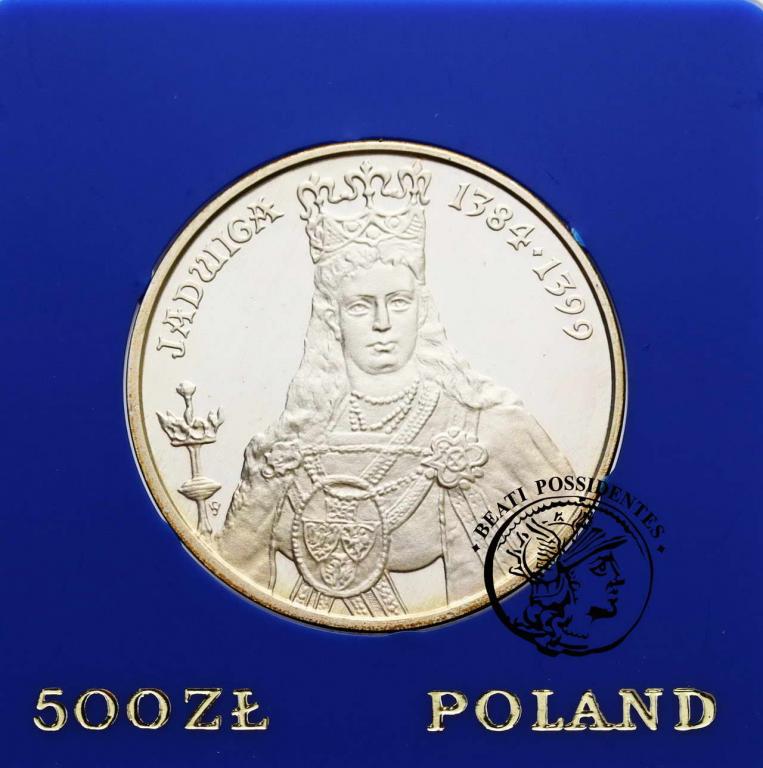 PRL 500 zł 1988 Królowa Jadwiga st. L