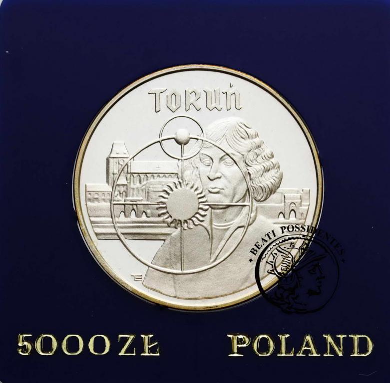 5 000 zł 1989 Toruń - Mikołaj Kopernik st. L