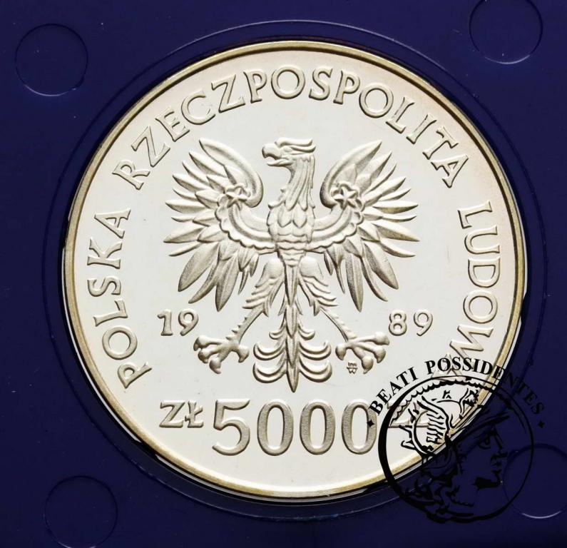 5 000 zł 1989 Toruń - Mikołaj Kopernik st. L