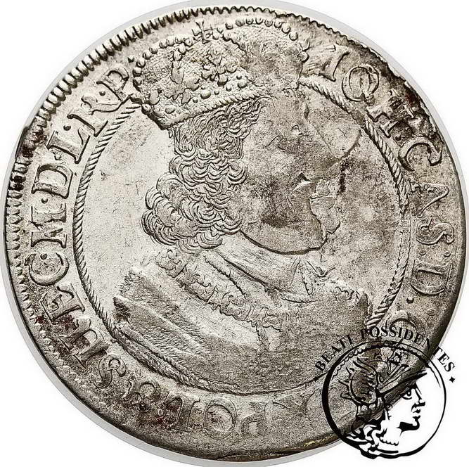 Polska Jan II Kazimierz ort Gdańsk 1656  st. 3+