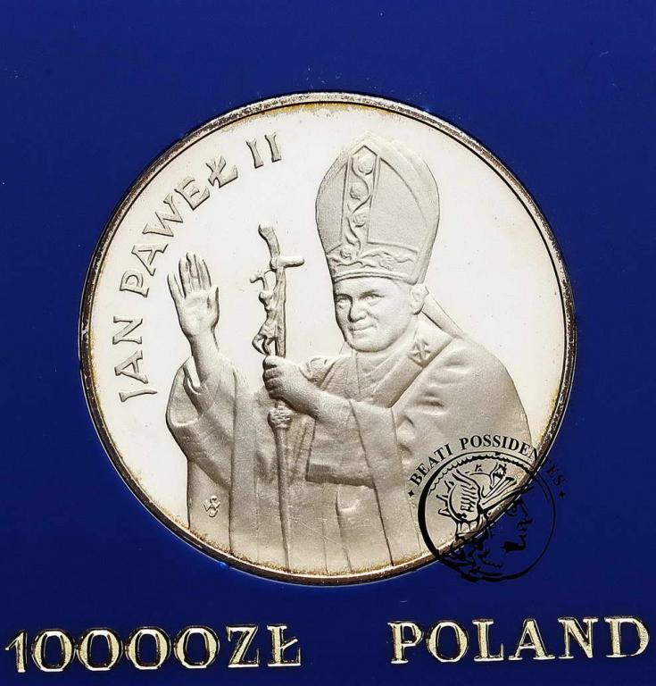 Polska 10 000 złotych 1987 Jan Paweł II st.L