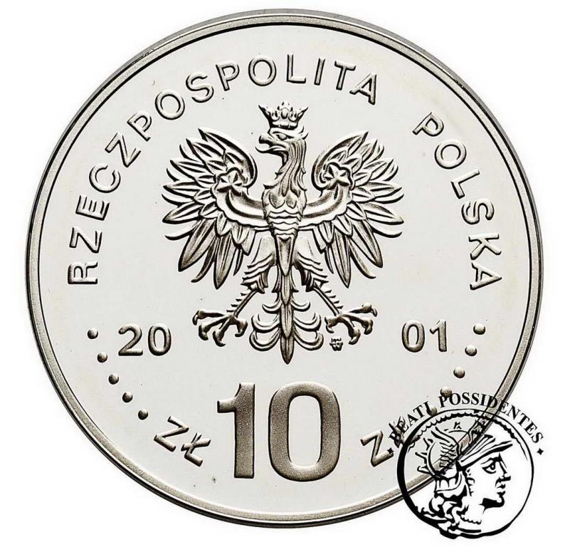 III RP 10 złotych 2001 Jan III Sobieski st.L