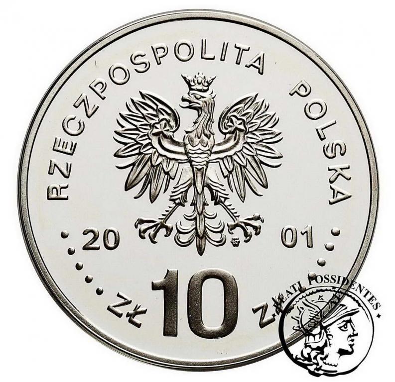 III RP 10 złotych 2001 Jan III Sobieski st.L