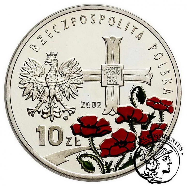 Polska III RP 10 złotych 2002 W. Anders st.L