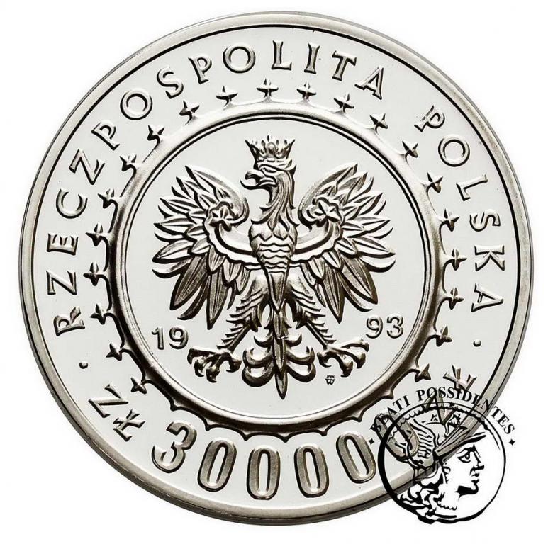 300 000 złotych 1993 Zamek w Łańcucie st.L