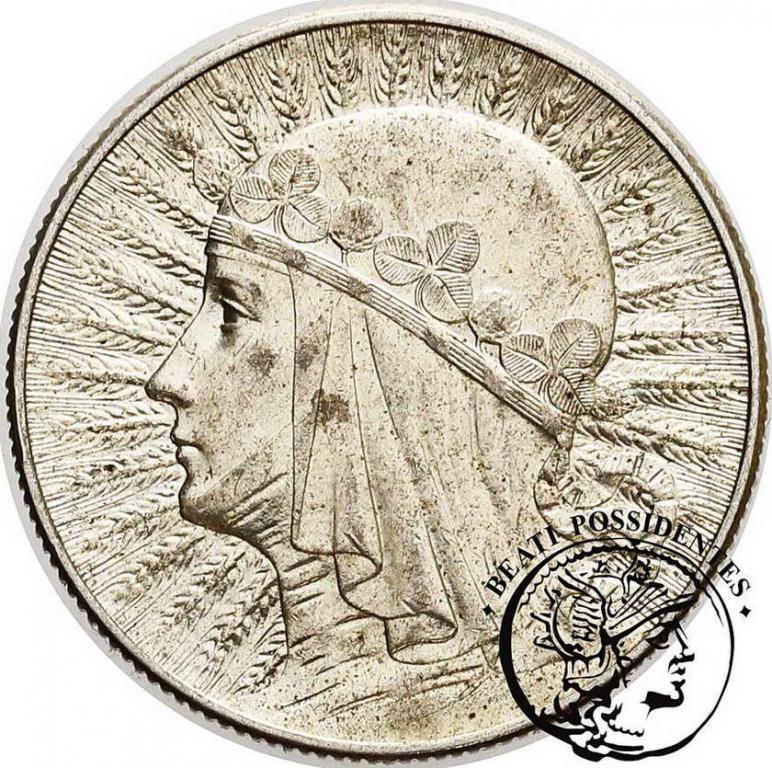 5 złotych 1934 głowa kobiety st. 2