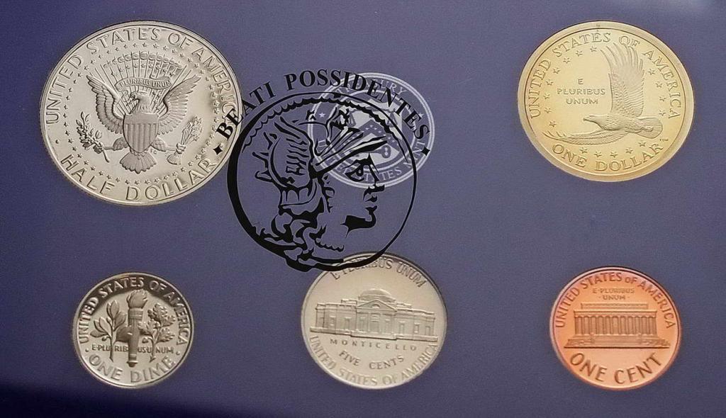 USA zestaw monet 2007 ''S'' /lustrzanki/ st.L